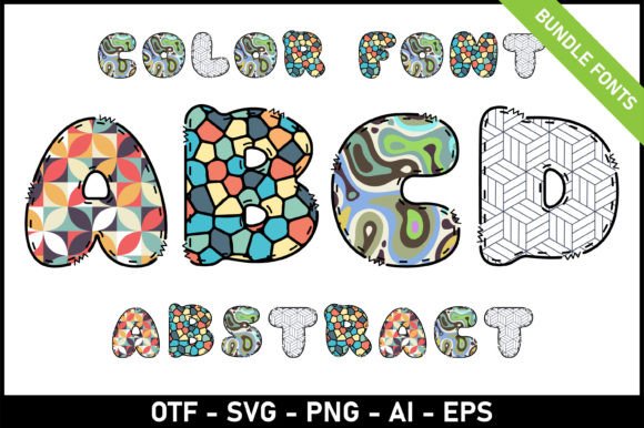 Abstract Bundle: A Playful Font for Web Design