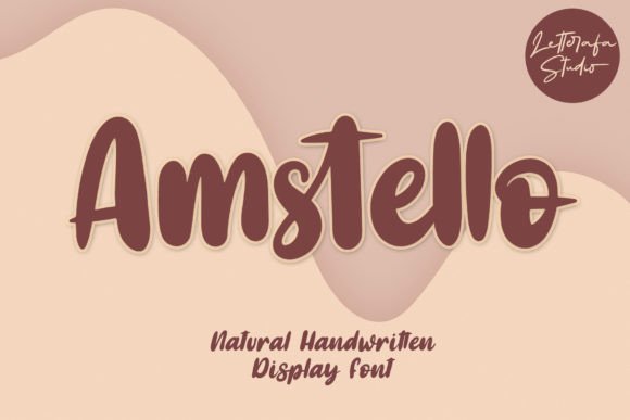 Amstello: A Cute Handwritten Font for Business