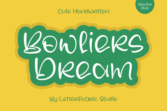 Bowliers Dream Font for Business