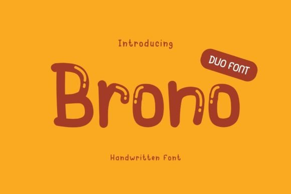 Brono: A Handwritten Font for Business