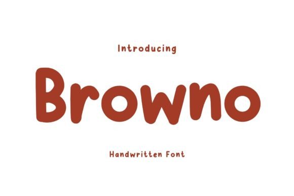 Browno: A Handwritten Font for Creative Projects