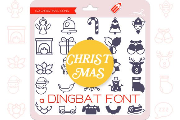 Christmas Icons Font for Bold Campaigns