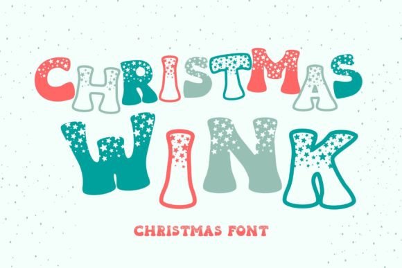 Christmas Wink Font for Web Design