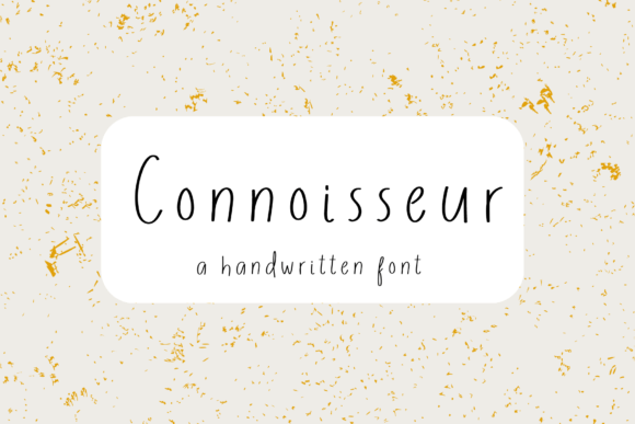 Connoisseur Font: Sweet and Stylish