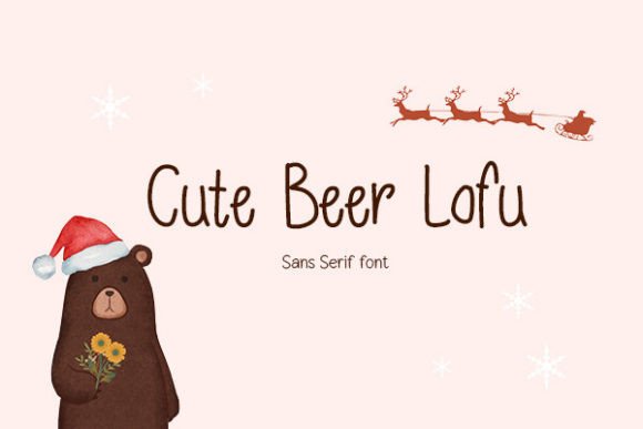 Cute Bear Lofu Font