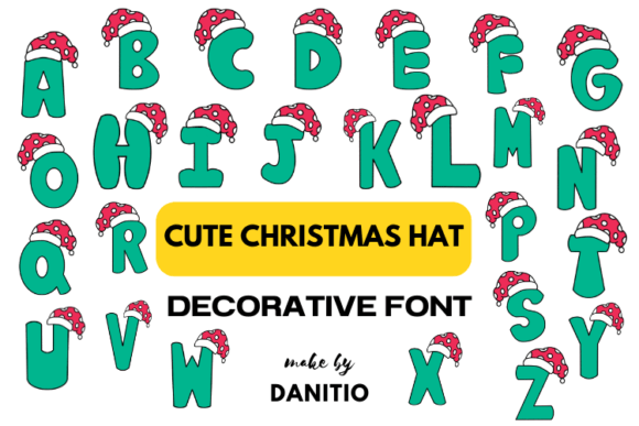 Cute Christmas Hat Font Review