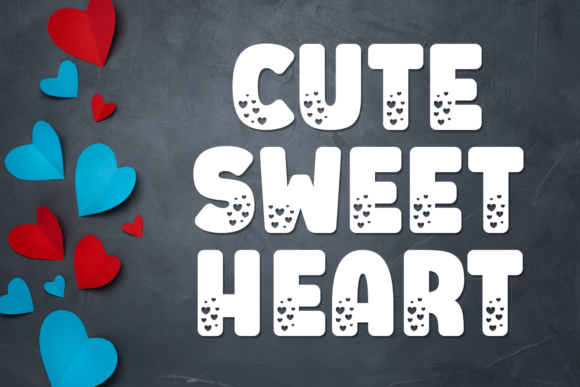 Cute Sweet Heart Font: Adorable Display Type