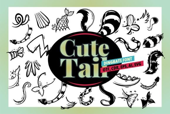 Cute Tail Font for Web Design