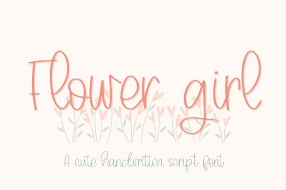 Flower Girl Font: Elegant Script for Creative Projects