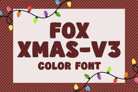 Fox Xmas-v3 Font for Festive Design