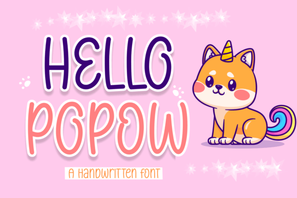 Hello Popow Font: A Sweet Touch for Editorial Design