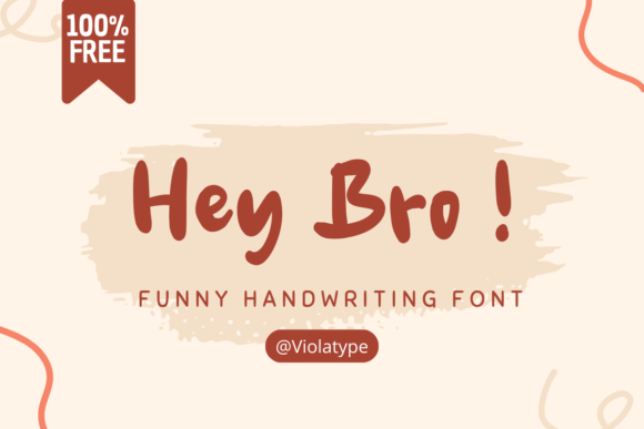 Hey Bro Font for Web Design