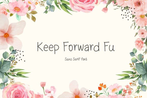 Keep Forward Fu Font for Creative Projects