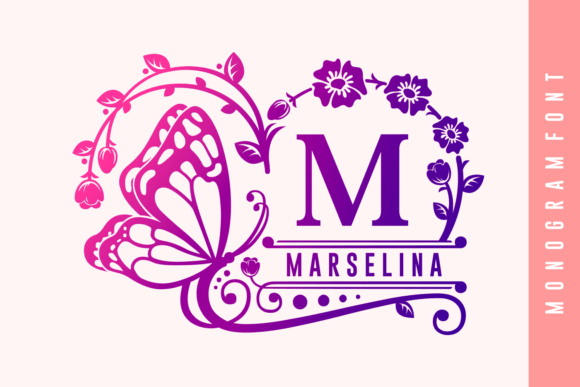 Marselina: A Decorative Font for Creative Design