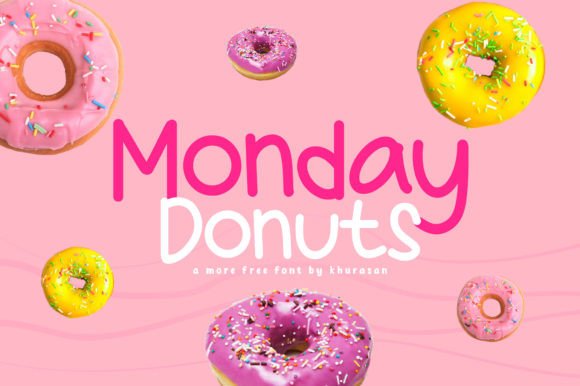 Monday Donuts Font for Business