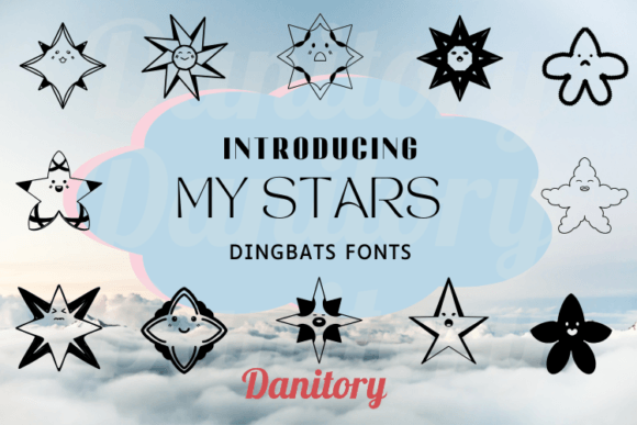 My Star: A Creative Font for Web Design