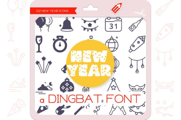 New Year Icons Font