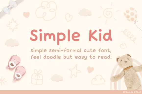 Simple Kid Font for Creative Makers