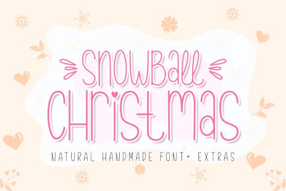 Snowball Christmas Font for Web Design