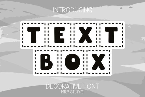 Text Box: A Cute Font for Creative Projects