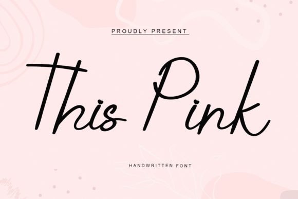 This Pink Font: Whimsical Typography for Editorial Design