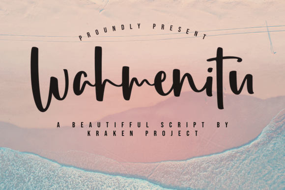 Wahmenitu: A Handwritten Font for Creative Marketing